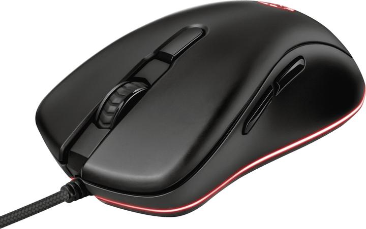 Actual product image Trust GXT 930 Jacx Mouse right USB Type-A Optical 6400 DPI (Cable)
