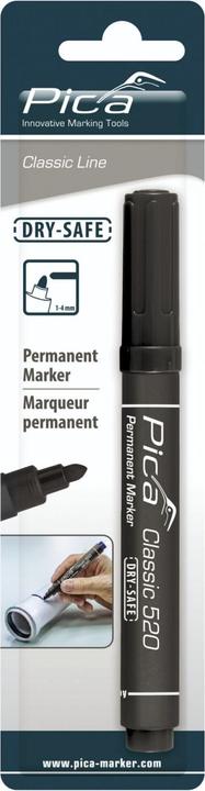 Image du produit Pica Marqueur permanent 1-4mm, pointe ronde, noir / SB (Noir, AUTO-SERVICE)