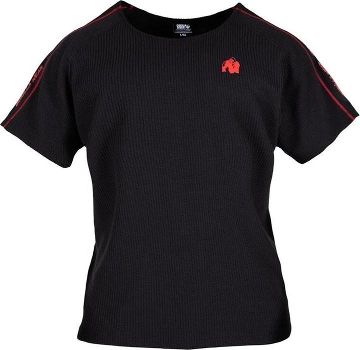 Produktbild Gorilla Wear Buffalo Old School Workout Top Schwarz/Rot (S/M)