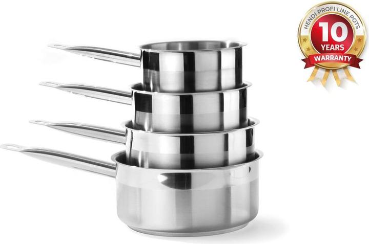 Image du produit Gastro Hero Casserole à manche Profiine en acier inoxydable (20 cm, Casserole à manche, Aluminium)