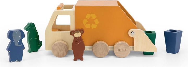 Actual product image Trixie Baby Baby rubbish truck made of wood
