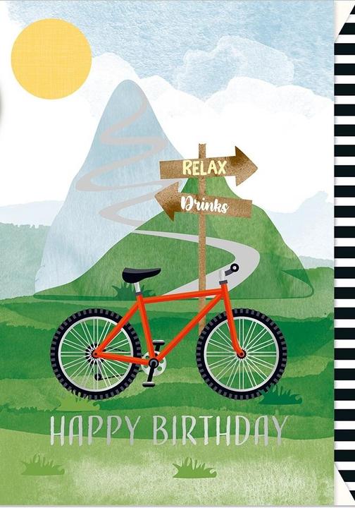 Immagine prodotto Artebene Biglietto di auguri di buon compleanno Bicicletta di (1 pz.)