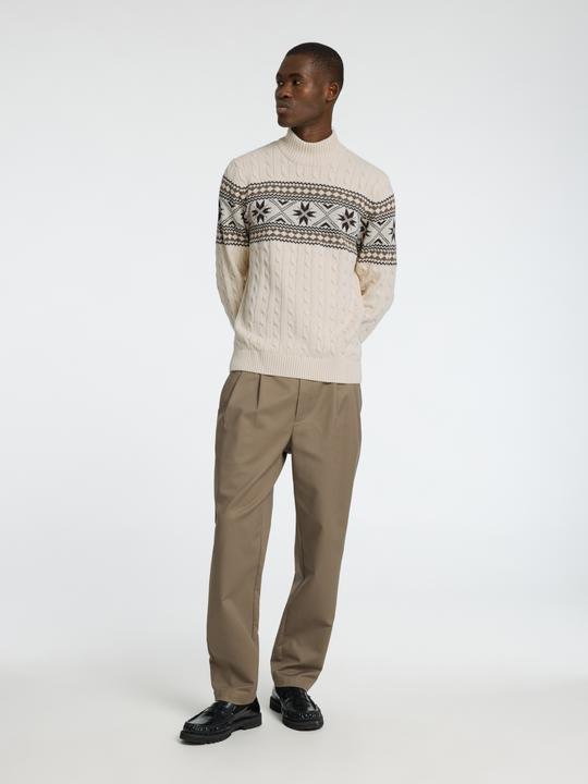 Produktbild Selected Homme Slhflake Ls Knit Cable High Neck W (L)