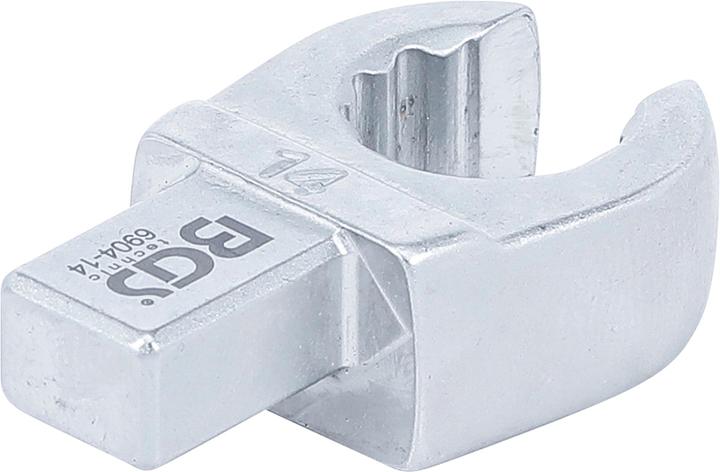 Produktbild BGS Einsteck-Ringschlüssel offen 14 mm Aufnahme 9 x 12 mm (14 mm)
