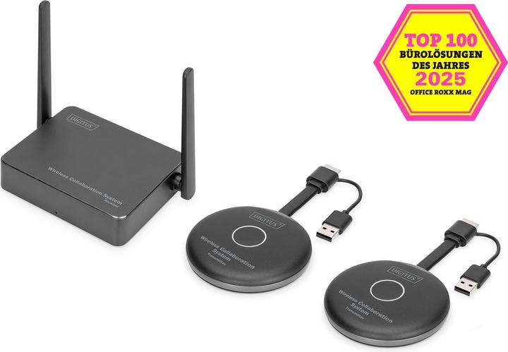 Produktbild Digitus Wireless Collaboration System (50 m, HDMI 2.0)