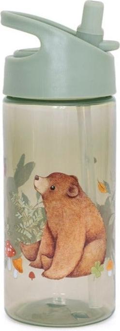 Actual product image Petit Monkey Straw bottle, Bear and Friends (0.30 l)