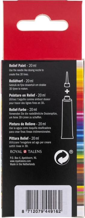 Produktbild Amsterdam Acrylfarbe Reliefpaint 815 (Zinn, 20 ml)