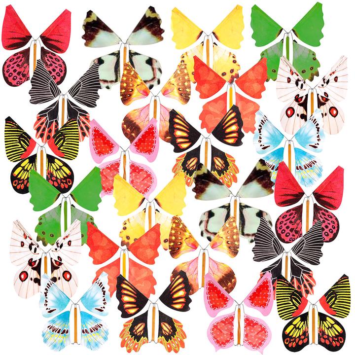 Produktbild Magix Star 2er-Set Scherzartikel Flatternder Schock-Schmetterling, je 12er-Set