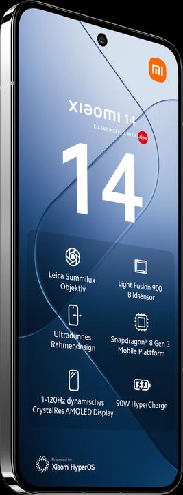Immagine prodotto Xiaomi 14 con lo scooter elettrico 4 Lite (512 GB, Bianco, 6.36", Doppia SIM, 50 Mpx, 5G)