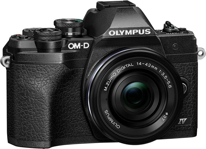 Productafbeelding Olympus OM-D E-M10 Mark IV Pannenkoekenpakket (14 - 42 mm, 20 Mpx, Micro Vier Derde)