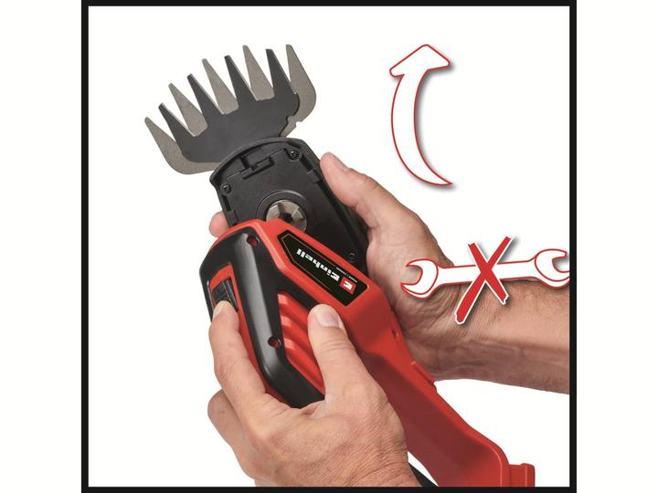 Actual product image Einhell 18 V Battery Grass and Shrub Shears GE-CG 18/100 LiT Power X-Change (Cordless hedgecutters)
