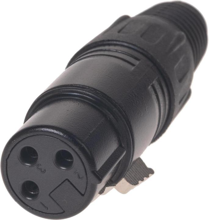 Produktbild Bemero XLR-Stecker BC1001BK-F