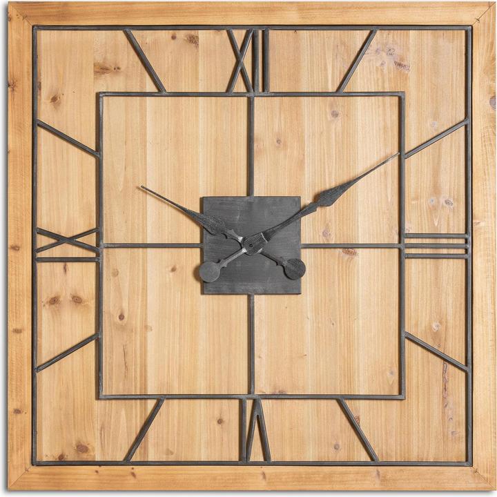 Produktbild Hill Interiors Wanduhr Williston Quadratisch