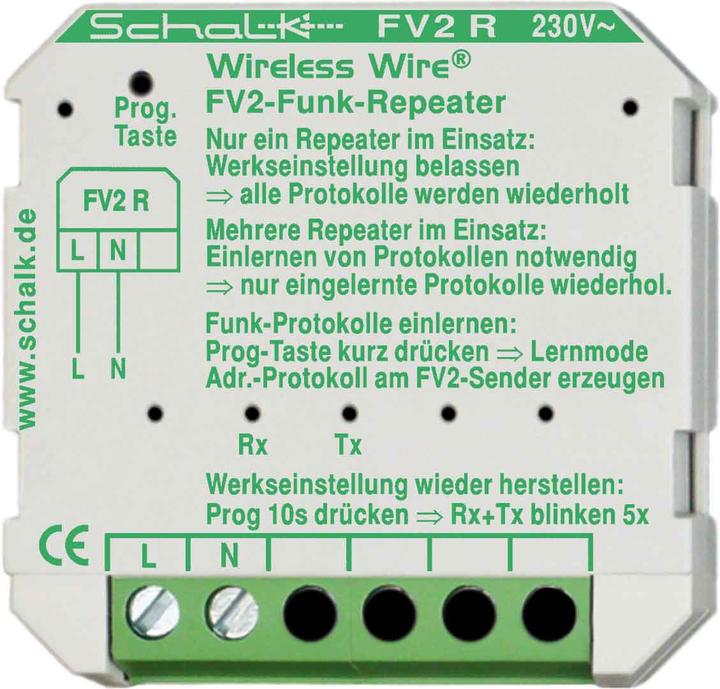 Schalk 230V FV2R Répéteur sans fil UP