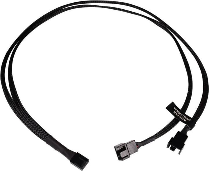 Actual product image Alphacool LK Y-splitter 4-pin to 2x 4-pin PWM 60cm (2 Fan)