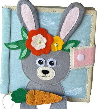 Actual product image Activity Board Quiet book, felt book, children's book, activity book, sensory learning toy, Waldorf