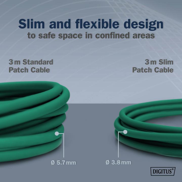 Immagine prodotto Digitus CAT 6A classe Ea, F/FTP, cavo patch a doppino intrecciato, Cu, LSZH, AWG 32/7, lunghezza: 2 m, verde (F/FTP, CAT6a, 2 m)
