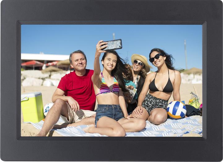 Trevi DPL 2235 WF Digital Photo Frame Black 25.6 cm (10.1') Touch Screen Wi-Fi (10.10", 1280 x 800 pixels)
