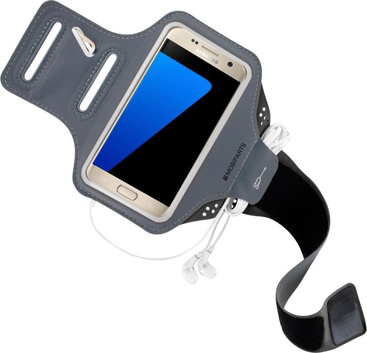 Actual product image Mobiparts Comfort Fit Sport Armband Samsung Galaxy S7 Black