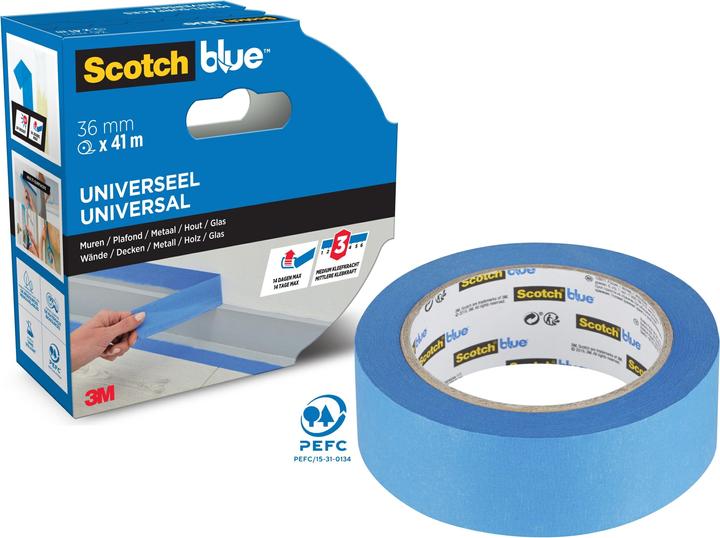 Image du produit Scotch Ruban de peintre Multi-Surface 70% PEFC (36 mm)
