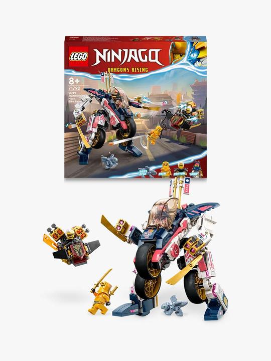 Image du produit LEGO Ninjago Le méca de Sora se transforme en vélo de course (71792). (71792, LEGO Ninjago)