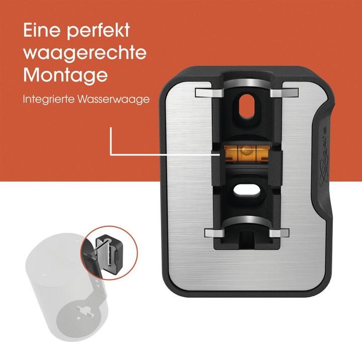 Immagine prodotto Vogels SWM 4111 Cuscinetto per altoparlanti Sonos per Era 100 (nero) (1 pz., Installazione a parete, Inclinabile, Rotante)