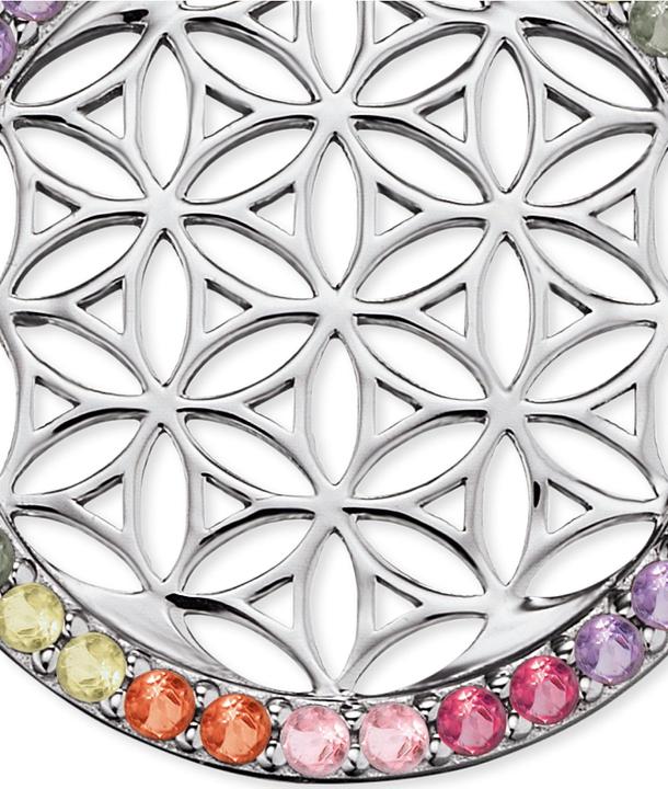 Actual product image Engelsrufer Necklace flower of life (925 silver rhodium-plated, 50 cm)