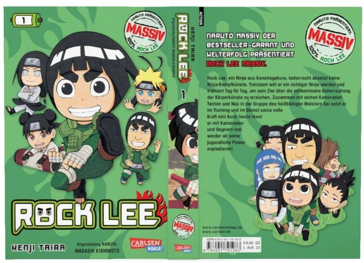 Actual product image Rock Lee Massiv 1 (German, Kenji Taira, Miyuki Tsuji, Masashi Kishimoto, 2023)