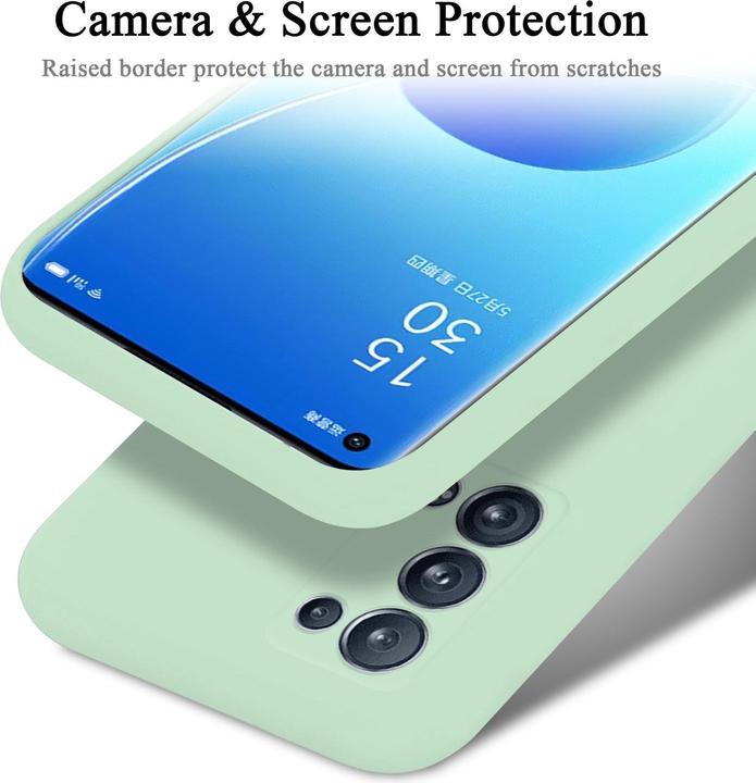 Actual product image Cadorabo Bumper TPU Liquid Silicone Case (Oppo Reno 6 Pro 5G)