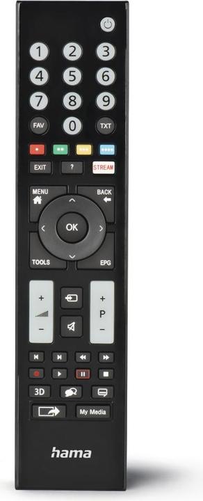 Produktbild Hama Universal-Fernbedienung für Grundig TVs, IR, lernfähig, leuchtende Tasten (Universal Fernbedienung, Infrarot)