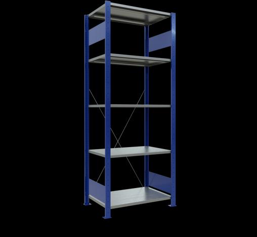 Actual product image Schulte Lagertechnik MULTIplus150 basic racking system with cross braces
