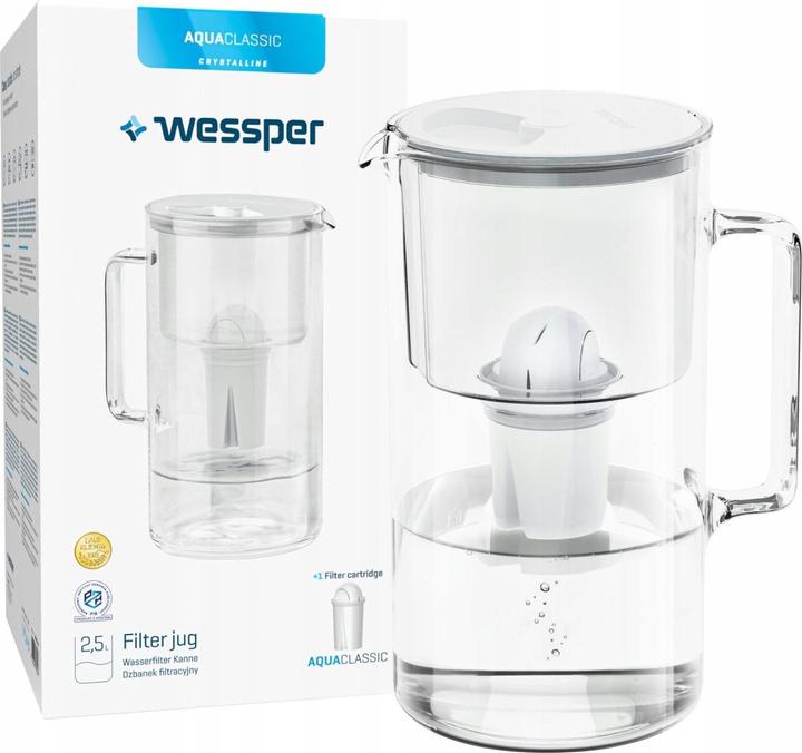 Actual product image Wessper Jug Filter Jug (WES202-WH)