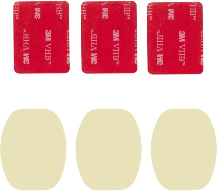 Produktbild mantona 3M Klebepad Set 6 Stück für GoPro (Hero 3, Hero 4, Diverse, hero 5)