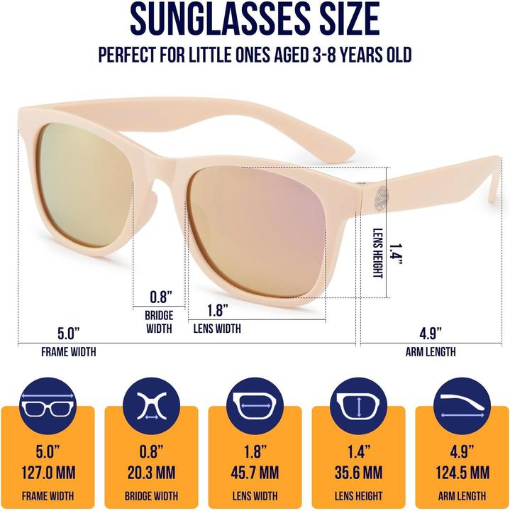 Image du produit Baby Sunnies Kinder-Sonnenbrille mit Band Hellblau