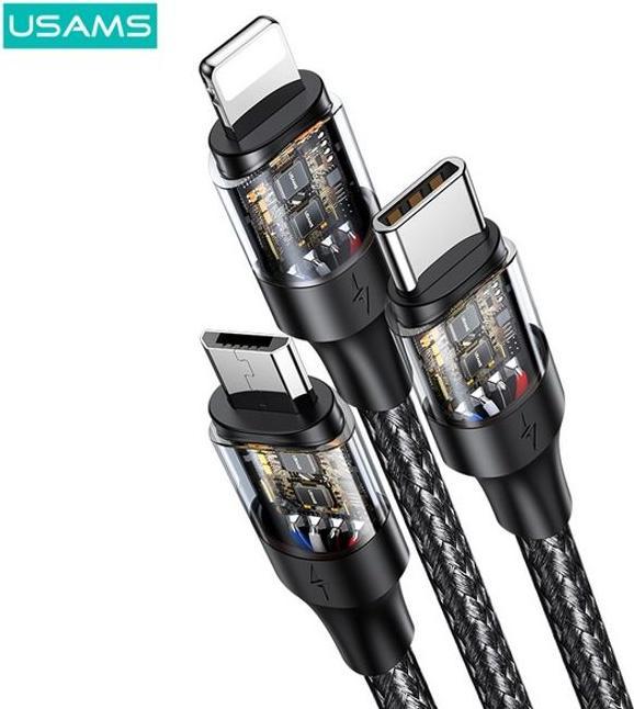 Produktbild Usams 3in1 (1.20 m, USB 3.0, 65 W)