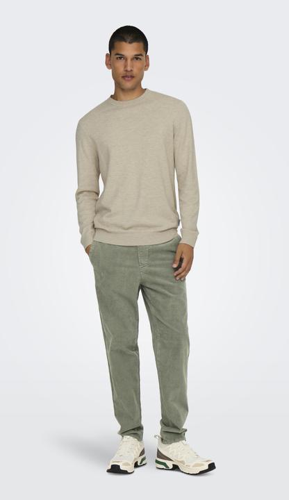 Produktbild Only & Sons Normal geschnitten Rundhalsausschnitt Pullover Strickpullover (M)