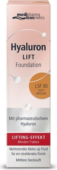 Image du produit Medipharma cosmetics Hyaluron Lift Foundation SPF30 soft bronze avec effet lifting, 30 ml de crème