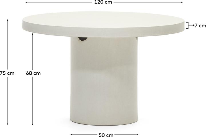 Actual product image Kave Home Aiguablava (120 cm)