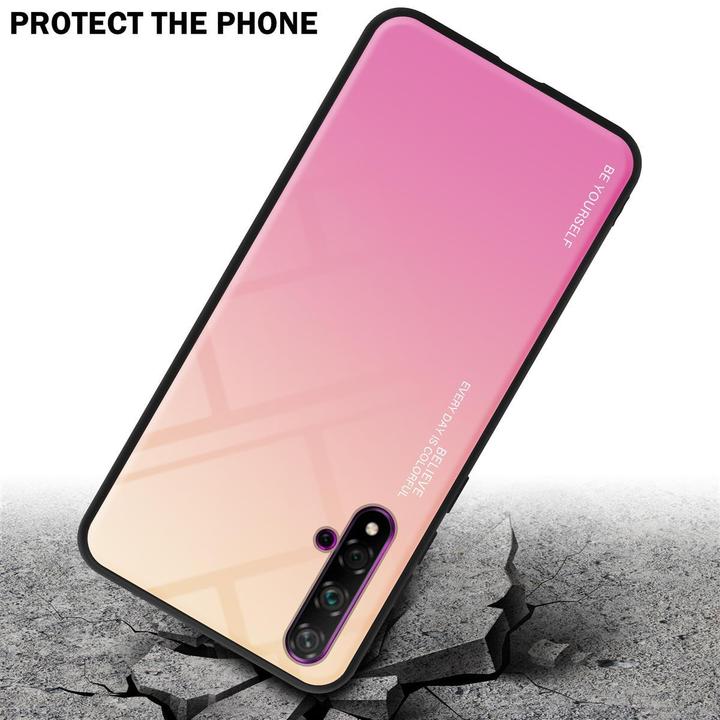 Produktbild Cadorabo TPU 2 Farben Glas Cover (TCL 20S, Huawei Nova 5T, LG K20)