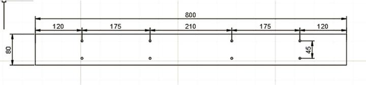 Actual product image Wiltec Table legs set 80x72cm black powder-coated Table runners Table frame