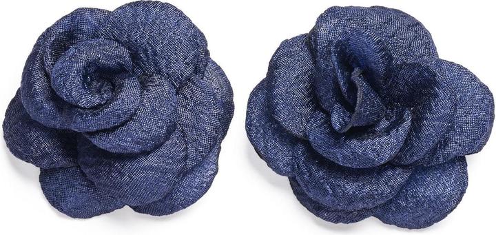 Produktbild Trisa Haar-Clip Stoffrose navy (2 Stk.)