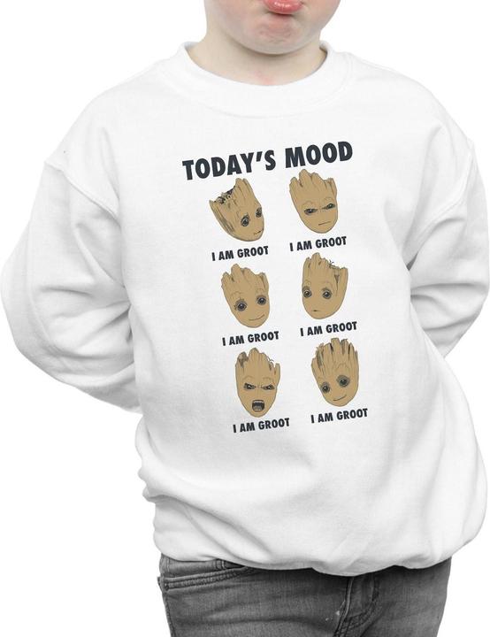 Image du produit - Sweat GUARDIANS OF THE GALAXY GROOT TODAY'S MOOD - Garçon (152, 158)