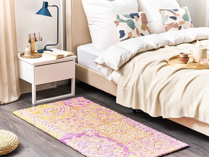 Image du produit Beliani Tapis laine multicolore motif oriental 80 x 150 cm à poils courts AVANOS (150 x 80 cm)