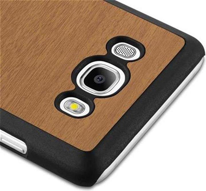 Actual product image Cadorabo Hard Cover Woody Cover (Samsung Galaxy J5 (2016))