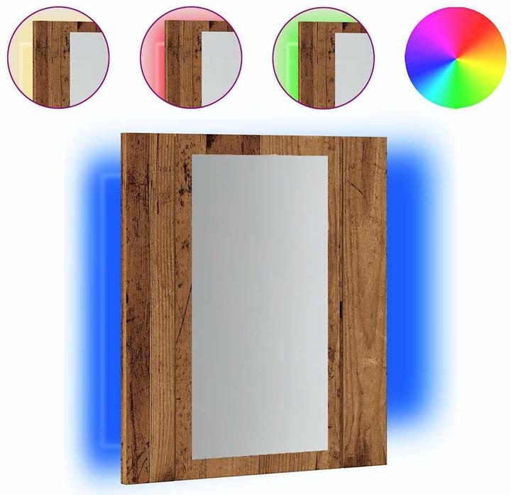 VidaXL LED-Spiegelschrank -Optik (40 x 12 x 45 cm)
