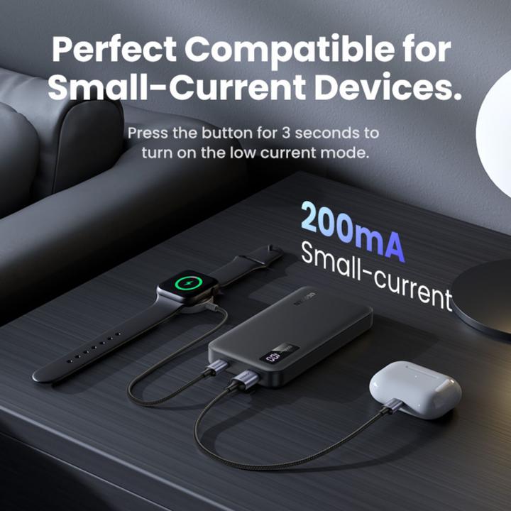 Immagine prodotto Ugreen Two-way Fast Charging Power Bank (10000 mAh, 20 W, 38.20 Wh)