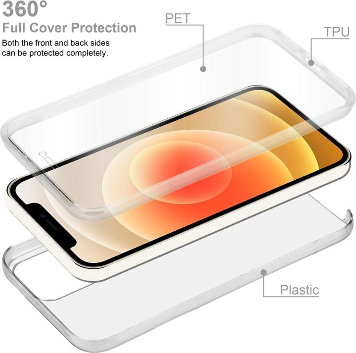 Actual product image Cadorabo TPU Hull 360 Degree Case (Apple iPhone 12 mini)