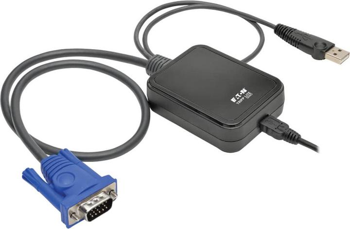 Actual product image Eaton KVM Console to USB 2.0 Portable Laptop Crash Cart Adapter with File Transfer and Vid