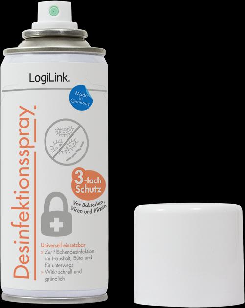 Actual product image LogiLink Surface disinfection spray (200 ml)