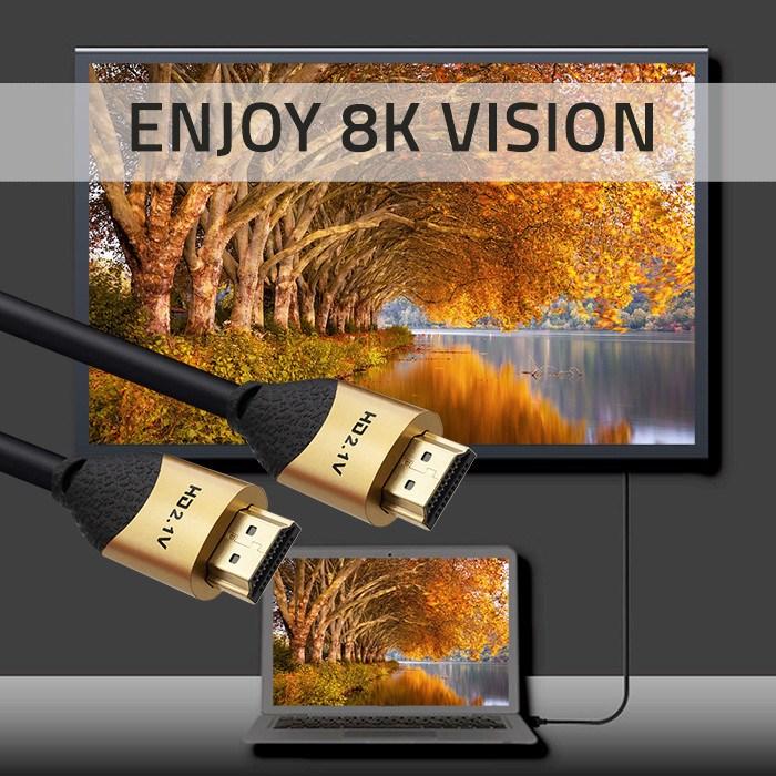 Produktbild Qoltec Kabel HDMI v2.1 Ultra high speed 8K | 60Hz | 26AWG | GOLD | 5m (5 m, HDMI)